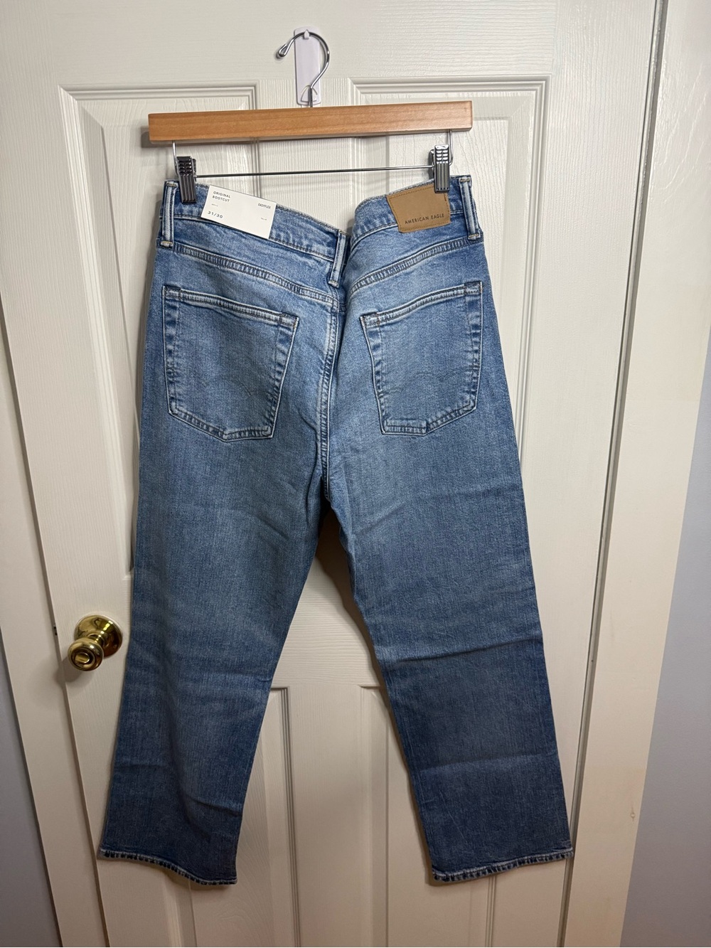 American Eagle EasyFlex Original Bootcut Jeans NWT Dream Blue W31 L30 - Picture 3 of 3